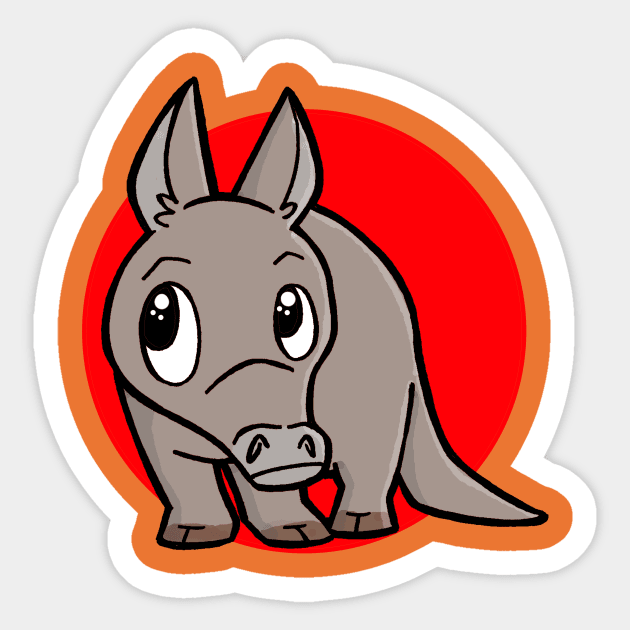 Aardvark Sticker by Jason DeWitt